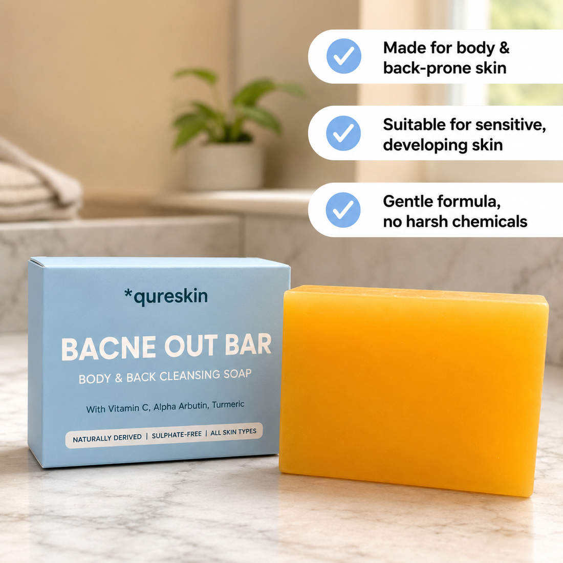 QureSkin Ecloura Bacne Out Bar