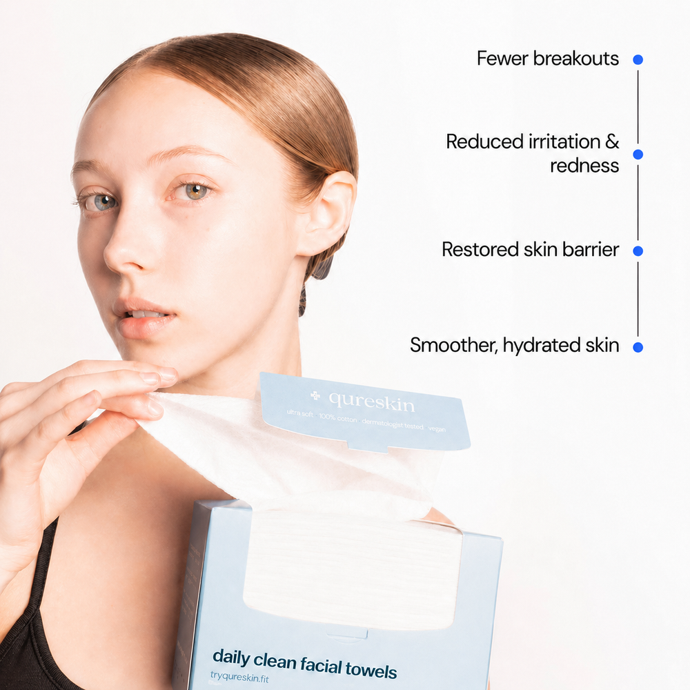 qureskin daily clean facial towels 2.0